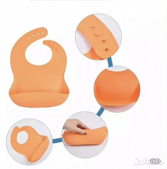 Набор детской силиконовой посуды