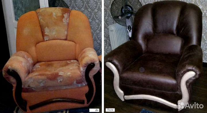 Перетяжка мягкой мебели