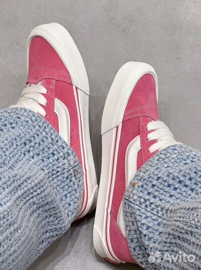 Vans Knu Skool Pink True White