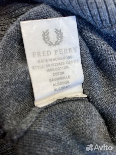 Джемперы Fred Perry 90x годов