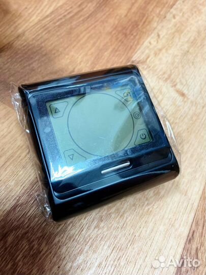 Терморегулятор сенсорный для теплого пола черный