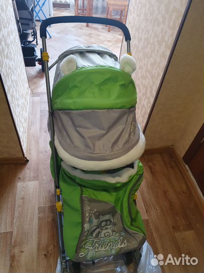 Детские санки-коляска