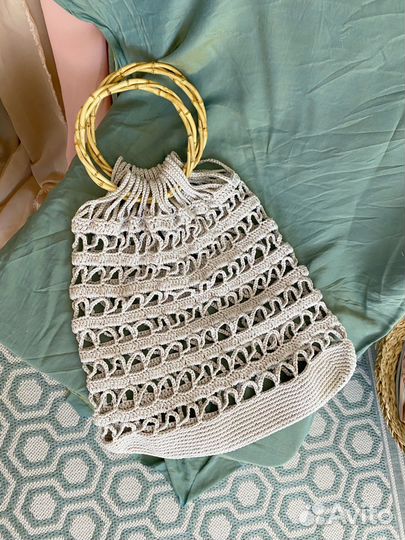 Авоська вязаная ручной работы