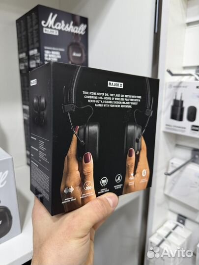 Беспроводные наушники marshall major 5 black bluet
