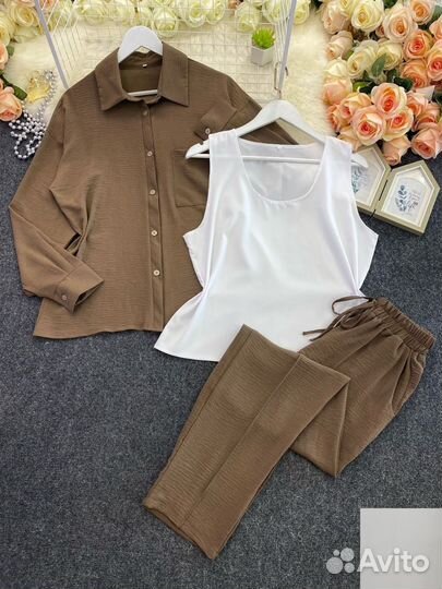 Костюм тройка 48р до 58р