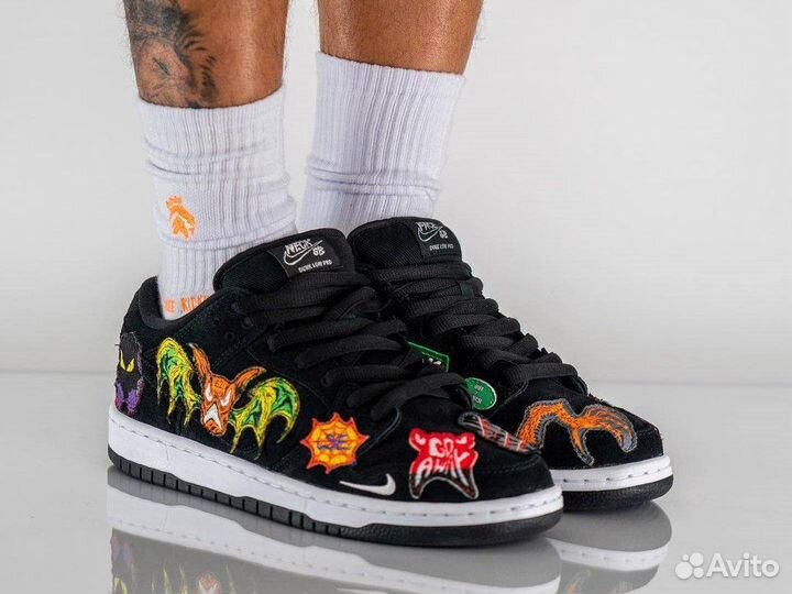 Кроссовки Nike SB Dunk Low Pro QS Neckface (36-45)