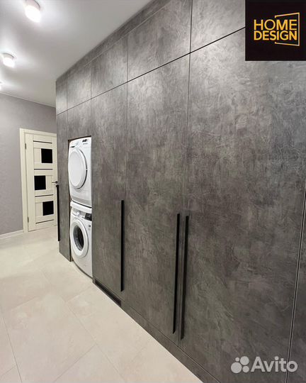 Шкаф распашной с фрезерованными фасадами