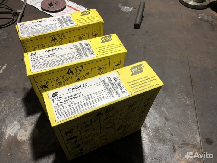 Сварочная проволока esab св08г2с