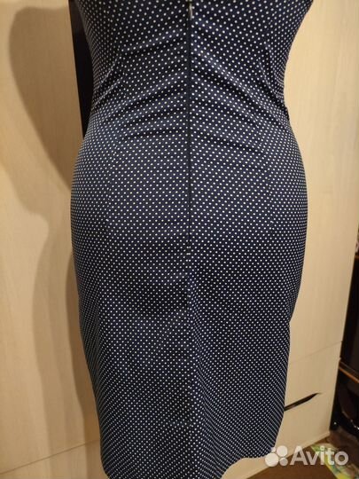 Ретро платье в горошек пинап 42 (S)