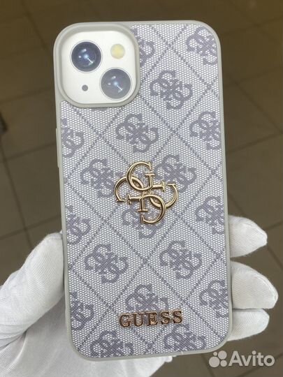 Чехол на iPhone 14 guess серый