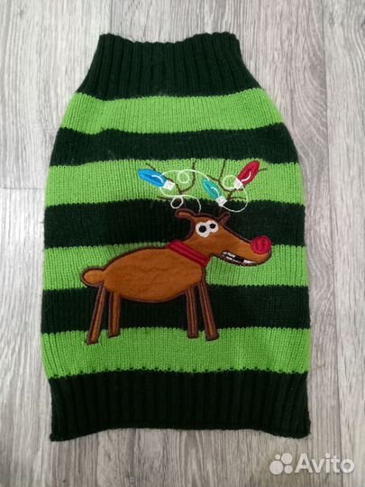 Зимний комбинезон и свитер для собак мелких пород