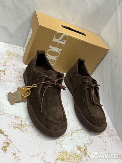 Ботинки на уральна замша