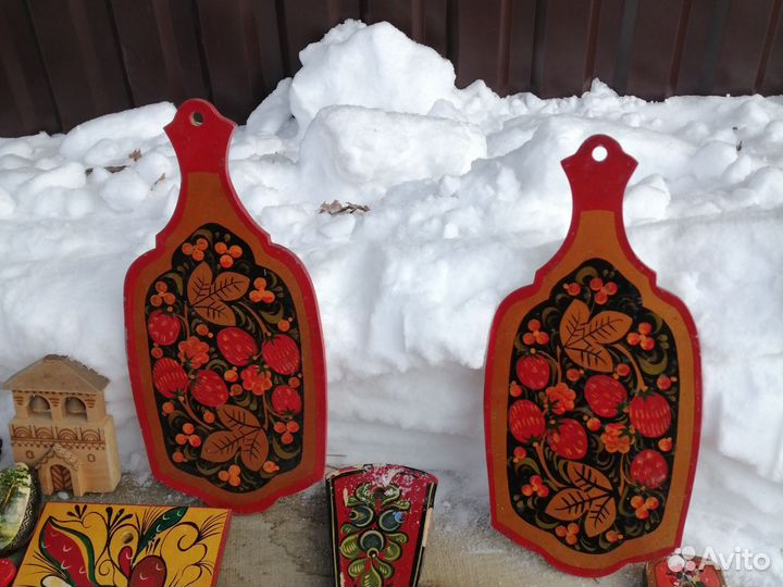 Деревянная русская народная посуда, утварь