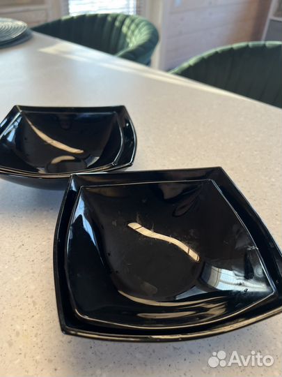 Салатники Luminarc Quadrato Black 4 шт