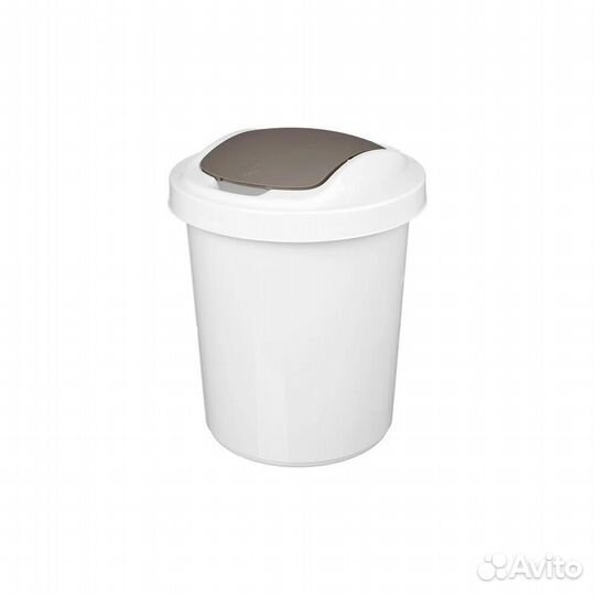 Контейнер для мусора 16,0 л Palm круглый (светло-с