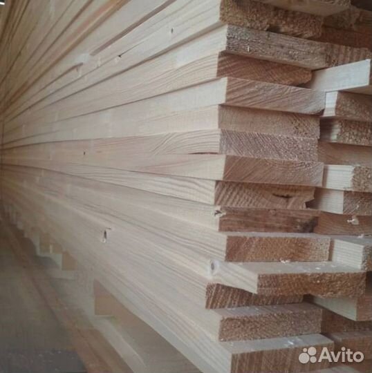 Доска хвоя сухая строганная ав 45х145 6м