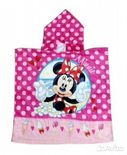 Полотенце пончо детское новое