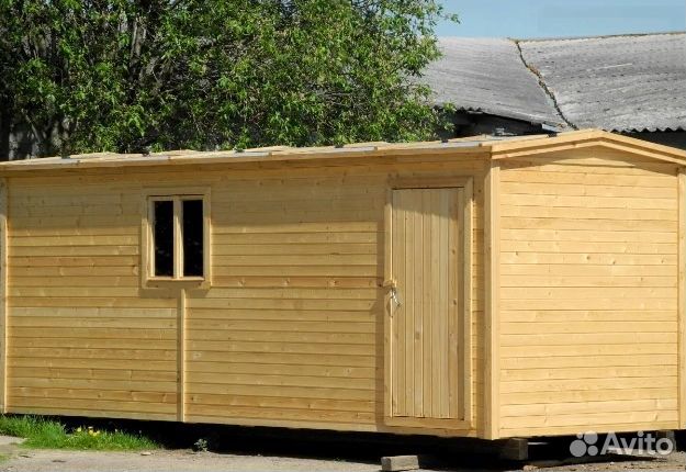 Бытовка деревянная садовая с завода