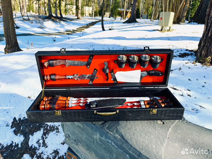 Шашлычный набор подарочный