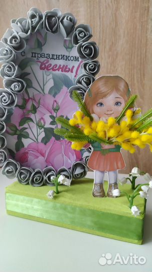 Поделка на 8 марта