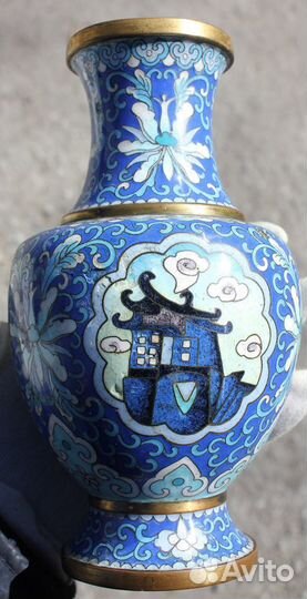 Ваза Китай, клуазоне 