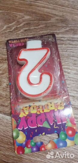 Свеча двойка