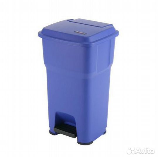 Контейнер Vileda гера с педалью и крышкой 60 л, си