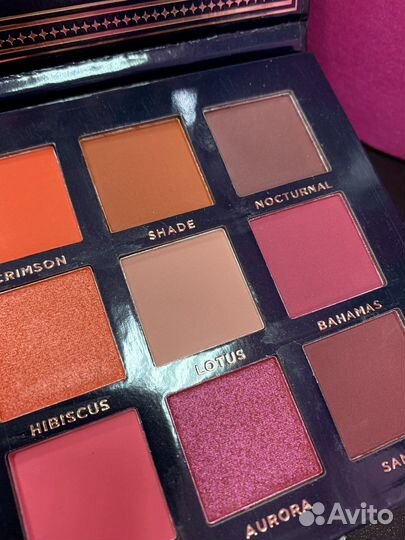 Оригинальная палетка теней Ace Beaute Scarlet Dusk