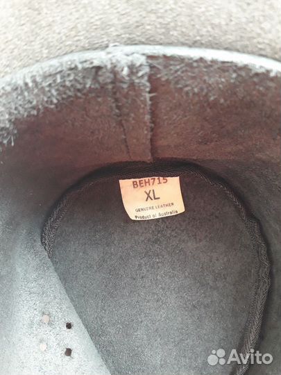 Шляпа мужская кожаная