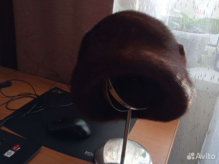 Шапка норковая новая