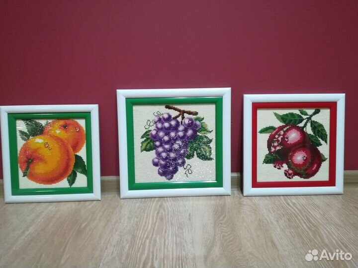 Алмазная мозаика, готовые картины