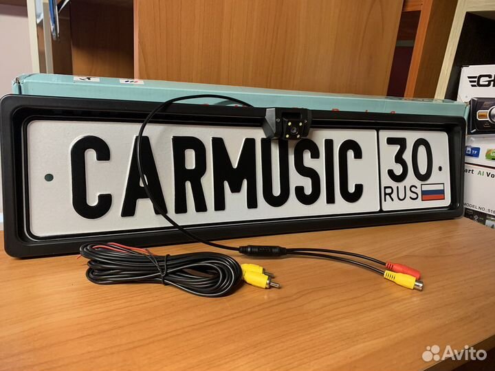 Рамка с камерой под номерник