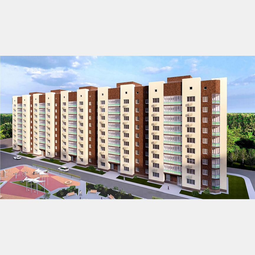 2-к. квартира, 74,3 м², 3/9 эт.