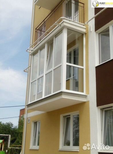 Балконные окна пластиковые алюминиевые остекление