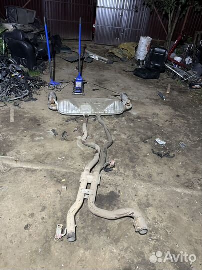 Выхлопная система porsche cayenne s 955