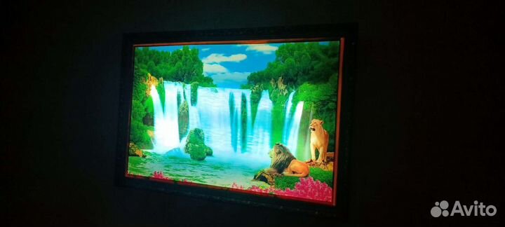 Картина светильник