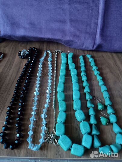 Бусы чешское стекло СССР