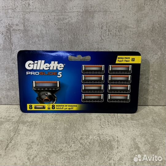 Gillette Proglide 5 - 8 шт Лезвия для бритвы