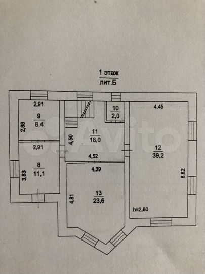 Коттедж 400 м² на участке 5 сот.