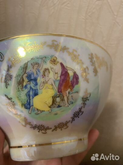 Салатник чешский фарфоровый Мадонна