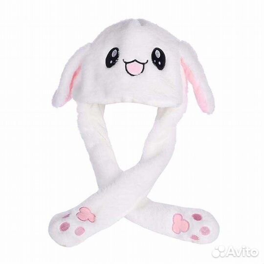 Светящаяся шапка с двигающимися ушами. Новая