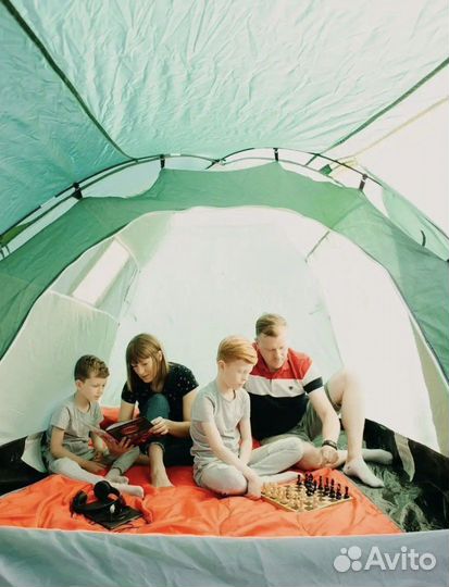 Палатка 4 местная с тамбуром