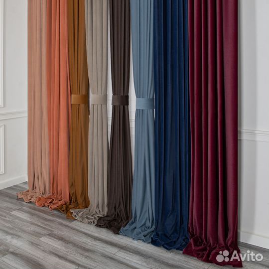 Шторы бархат Богема готовые и на заказ