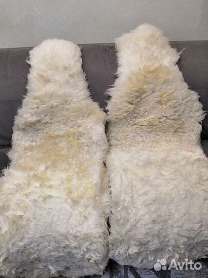 Накидки на сидения из овечьей шерсти