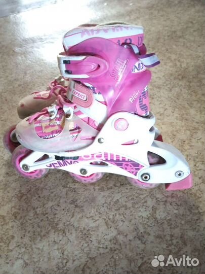 Роликовые коньки детские раздвижные