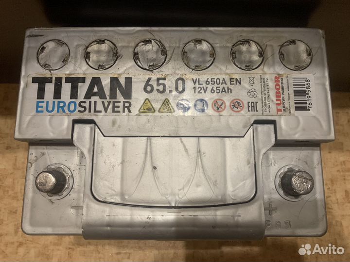 Аккумулятор titan 65ач