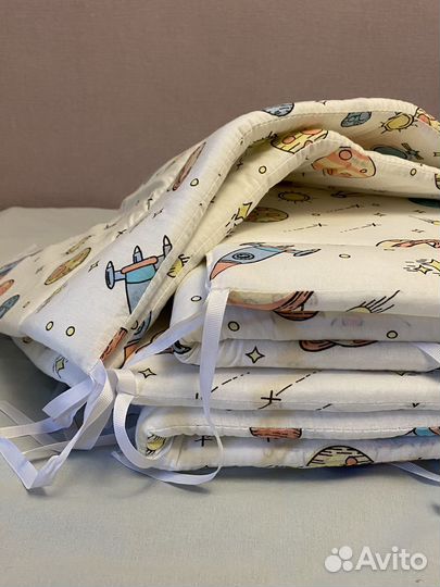 Бортики в кроватку и постельное белье