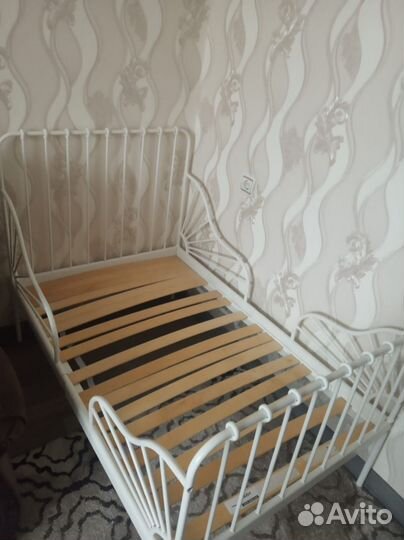 Кровать раздвижная IKEA миннен