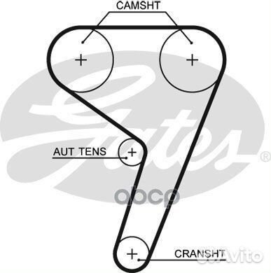 Комплект грм ford/mazda/volvo 1.25-1.6I 1996