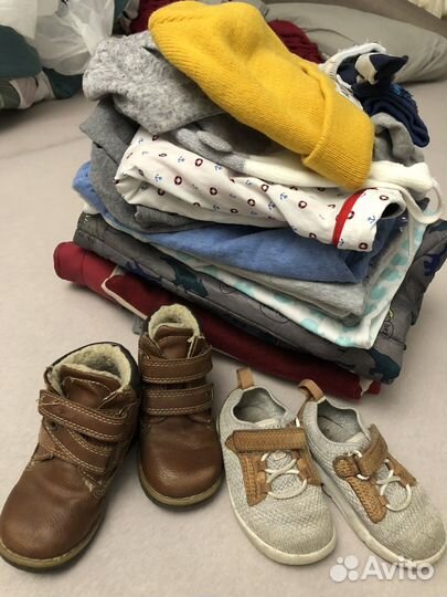 Вещи и обувь пакетом на мальчика 80 размер